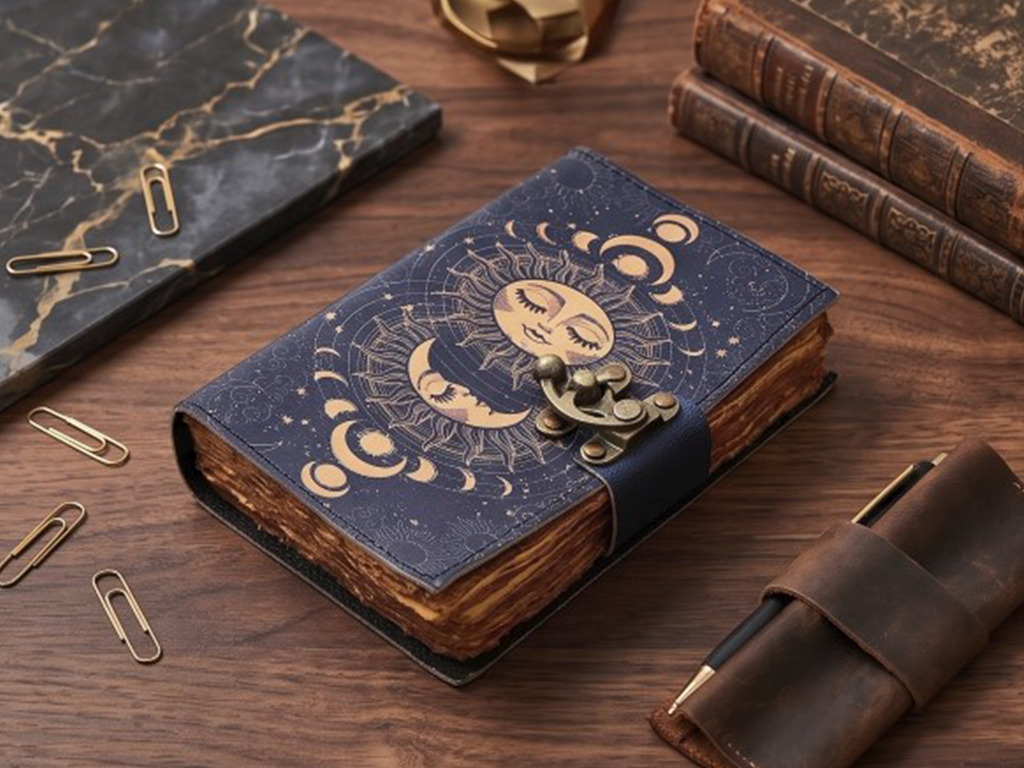 Sun & Moon Leather Journal