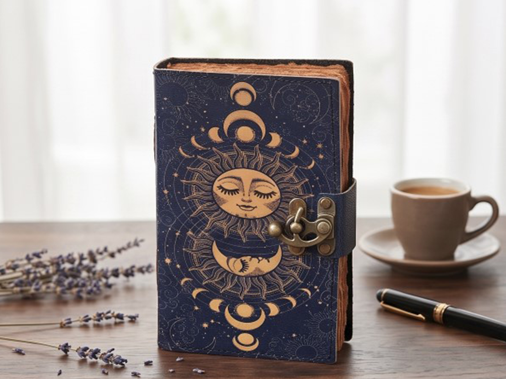 Sun & Moon Leather Journal