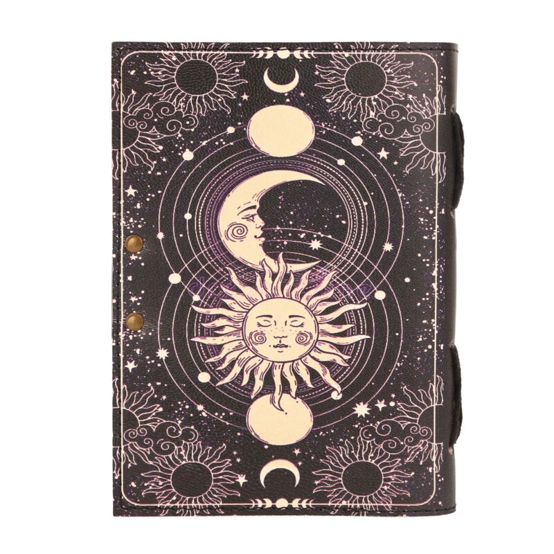 SUN & MOON VINTAGE LEATHER JOURNAL - Image 6